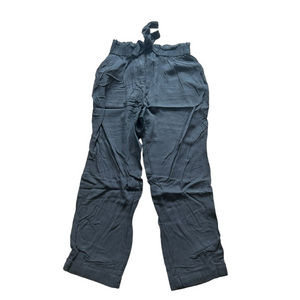 Joe B Joseph Benbasset Black Paper Bag Pants Small